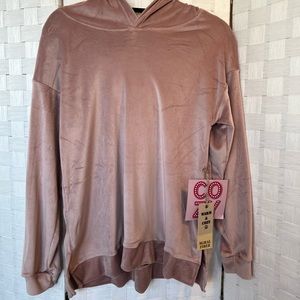 NWT Very Pink - Nude Soft Velvet Sweater